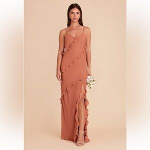 Birdy Grey Valentina Dress - Chiffon Terracotta